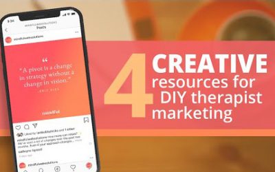 4 Creative Resources for the DIY Marketing Therapist